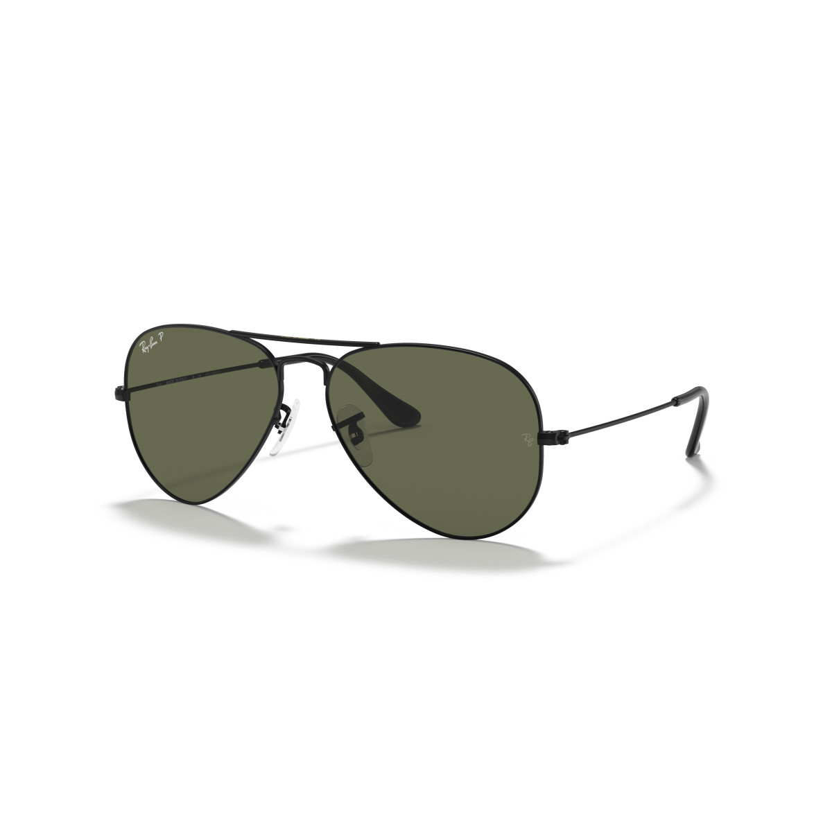 Ray-Ban Aviator Metal Large akiniai | Polarised | Black - G-15 Green