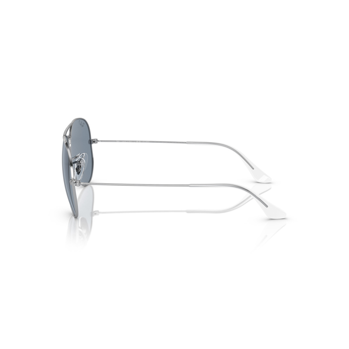 Ray-Ban Aviator Metal Large akiniai | Polarized | Silver - Blue