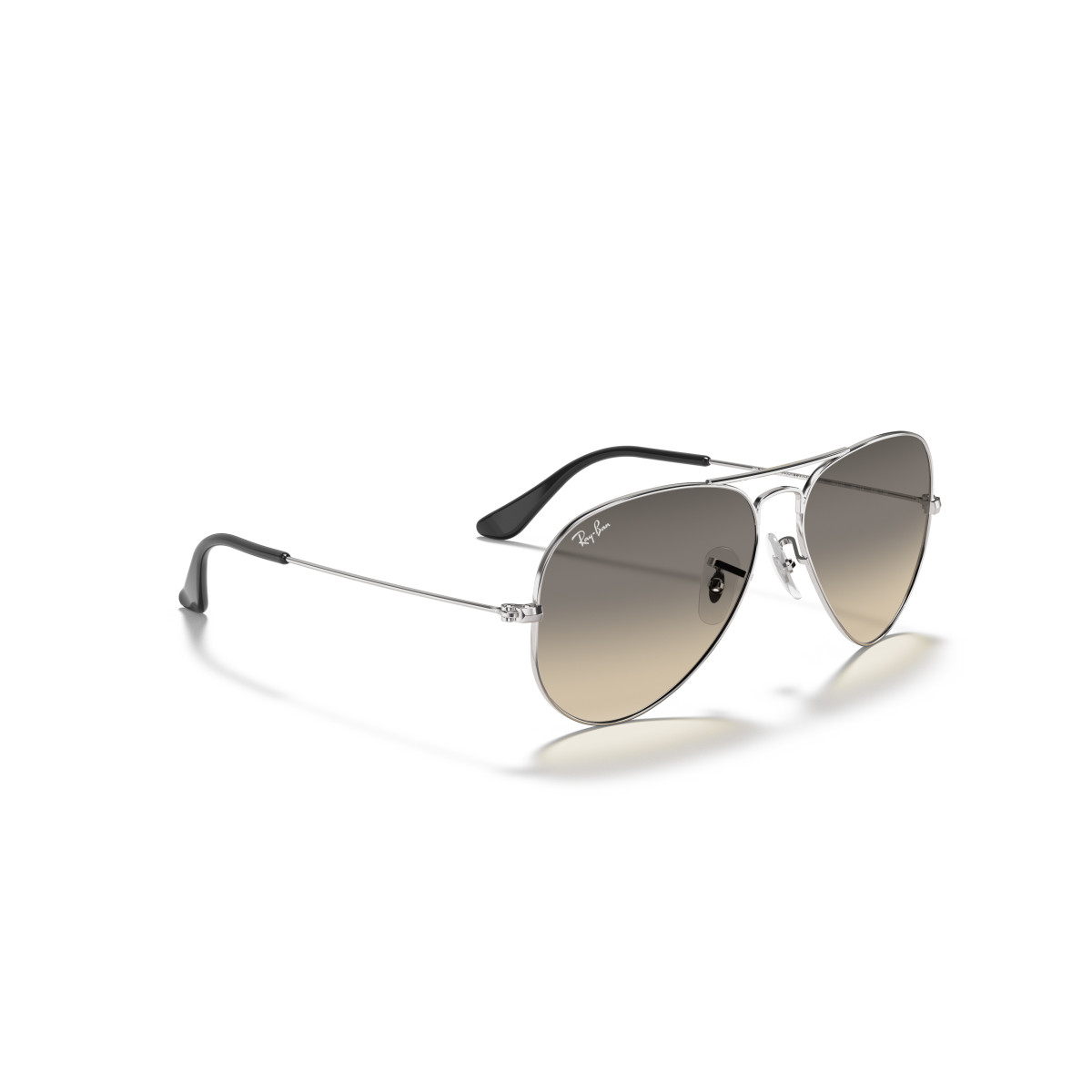 Ray-Ban Aviator Metal Large akiniai | Silver - Grey Gradient