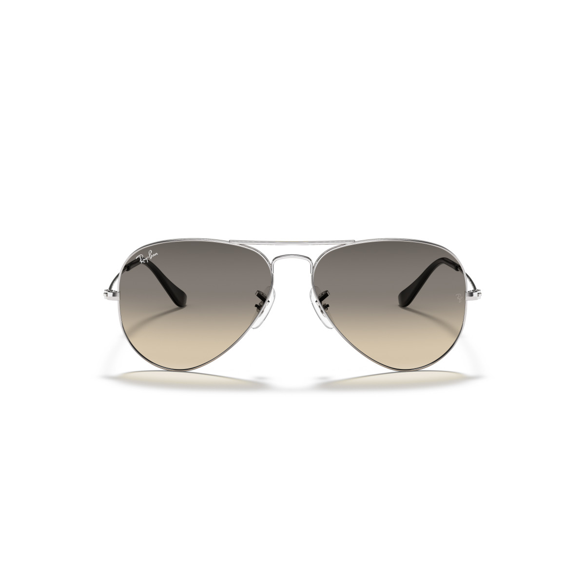 Ray-Ban Aviator Metal Large akiniai | Silver - Grey Gradient