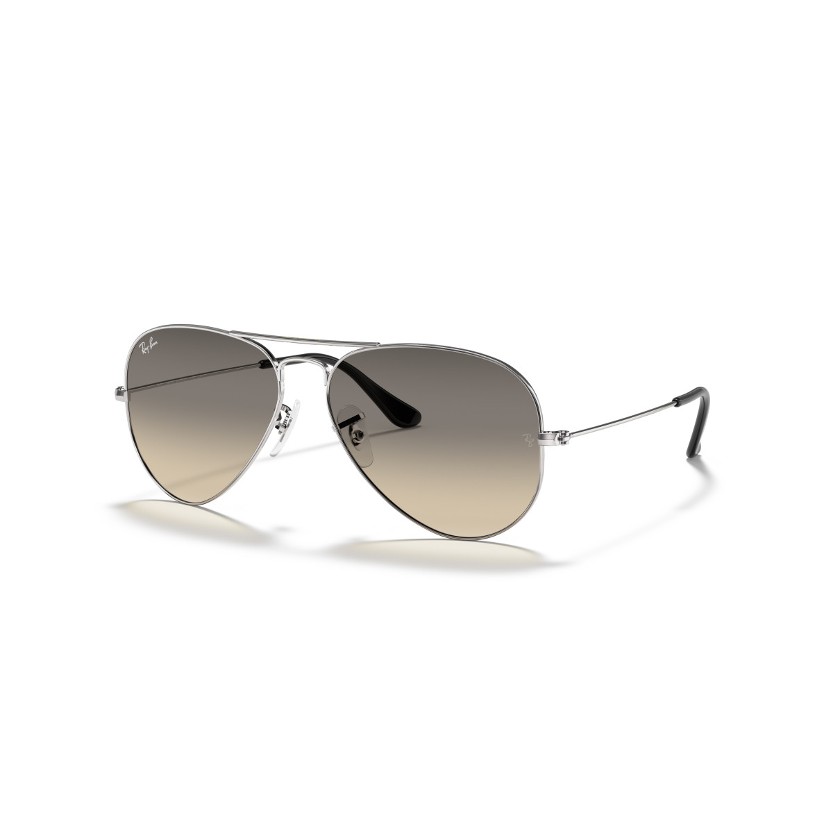 Ray-Ban Aviator Metal Large akiniai | Silver - Grey Gradient
