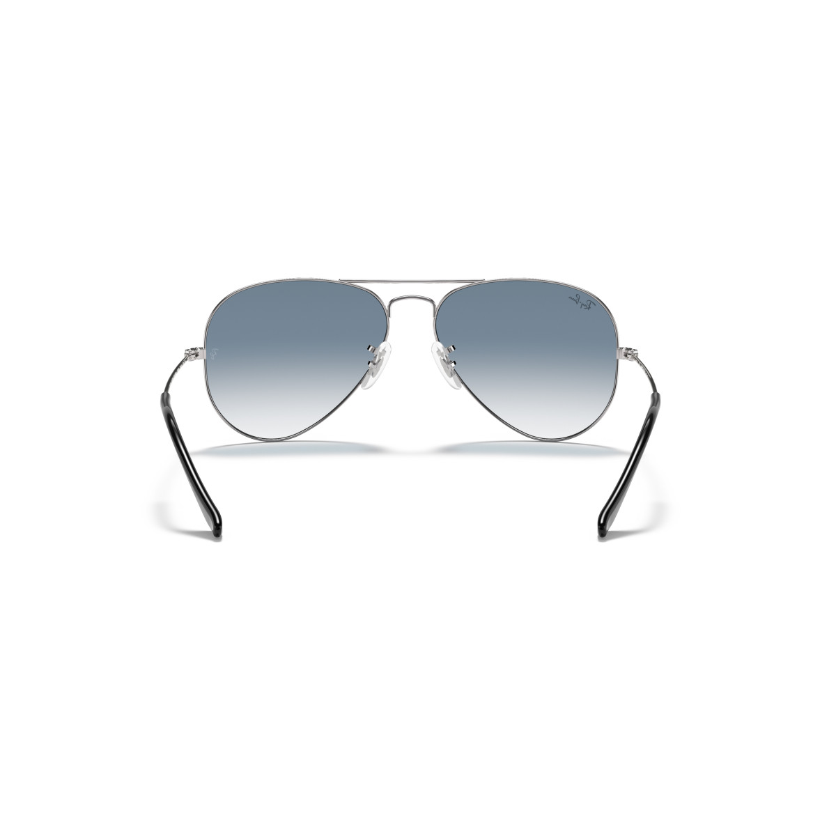 Ray-Ban Aviator Metal Large akiniai | Silver - Light Blue Gradient
