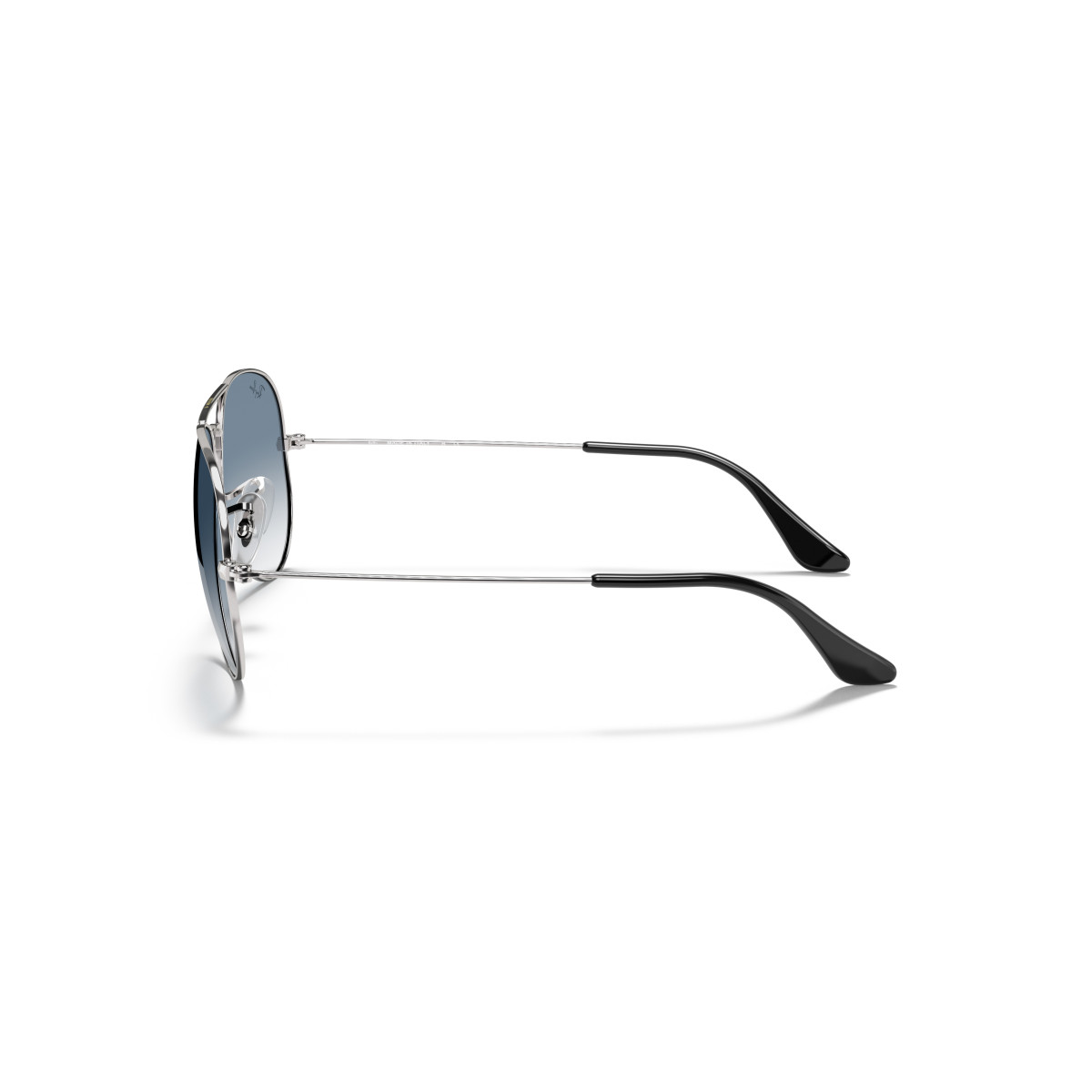 Ray-Ban Aviator Metal Large akiniai | Silver - Light Blue Gradient