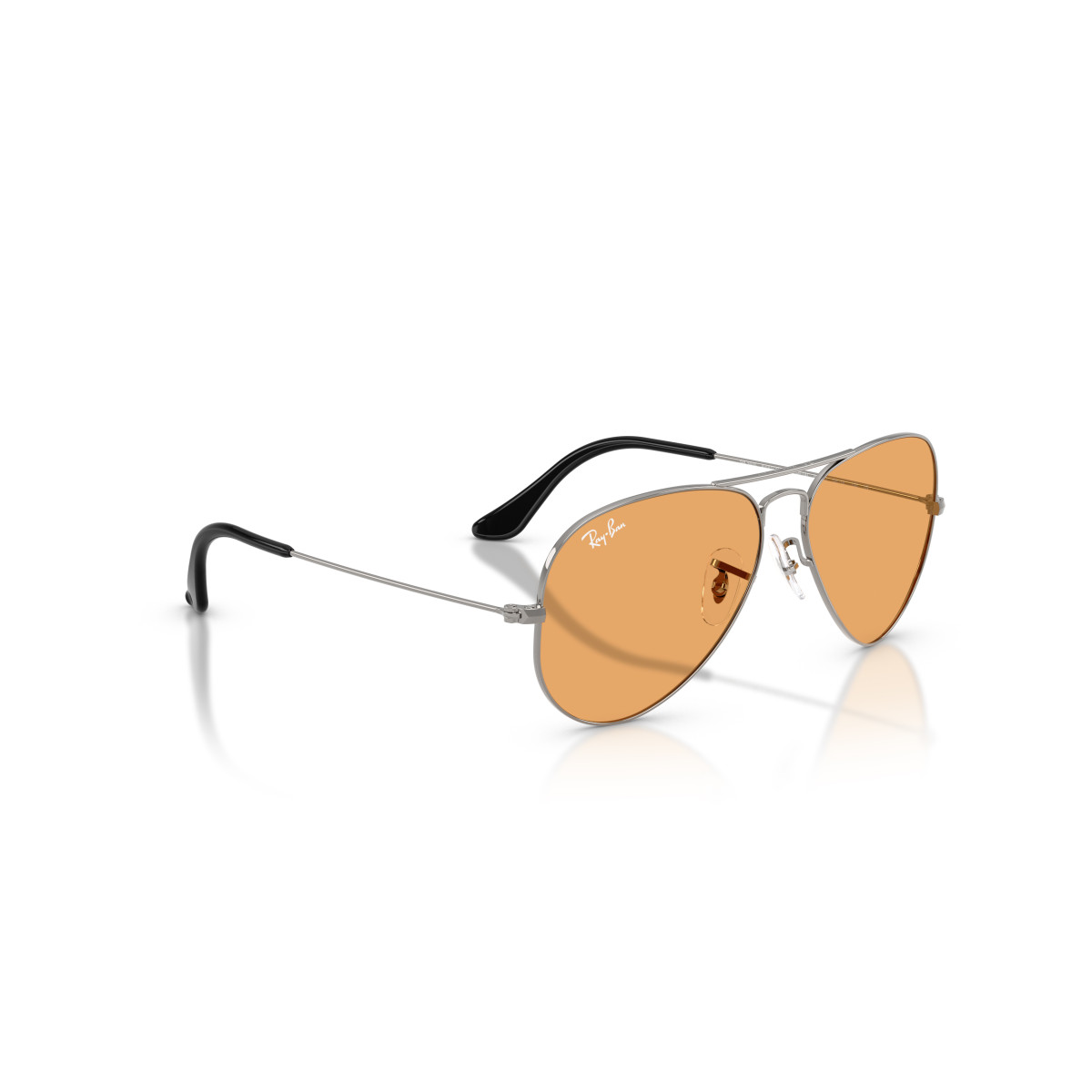 Ray-Ban Aviator Metal Large akiniai | Gunmetal - Orange