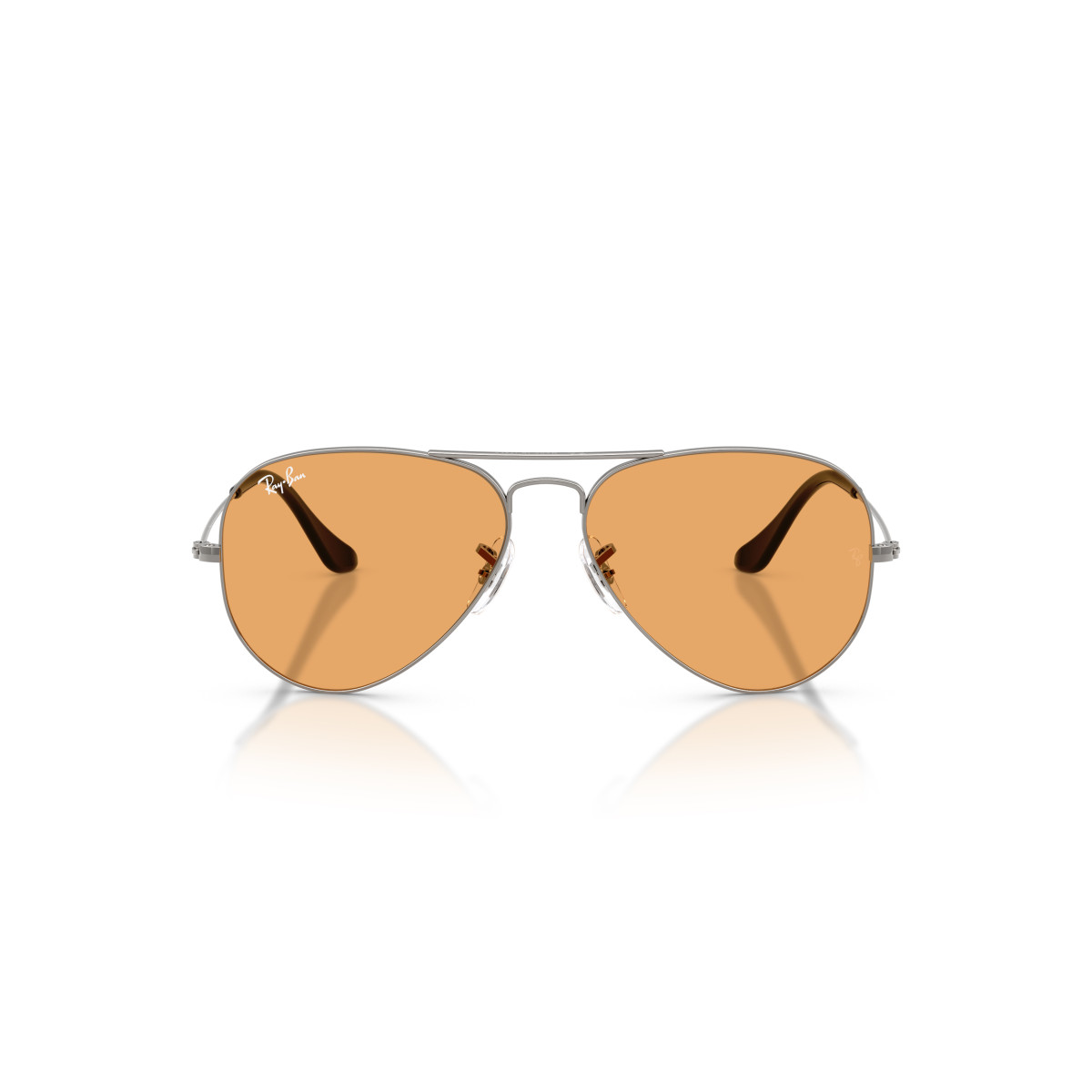 Ray-Ban Aviator Metal Large akiniai | Gunmetal - Orange