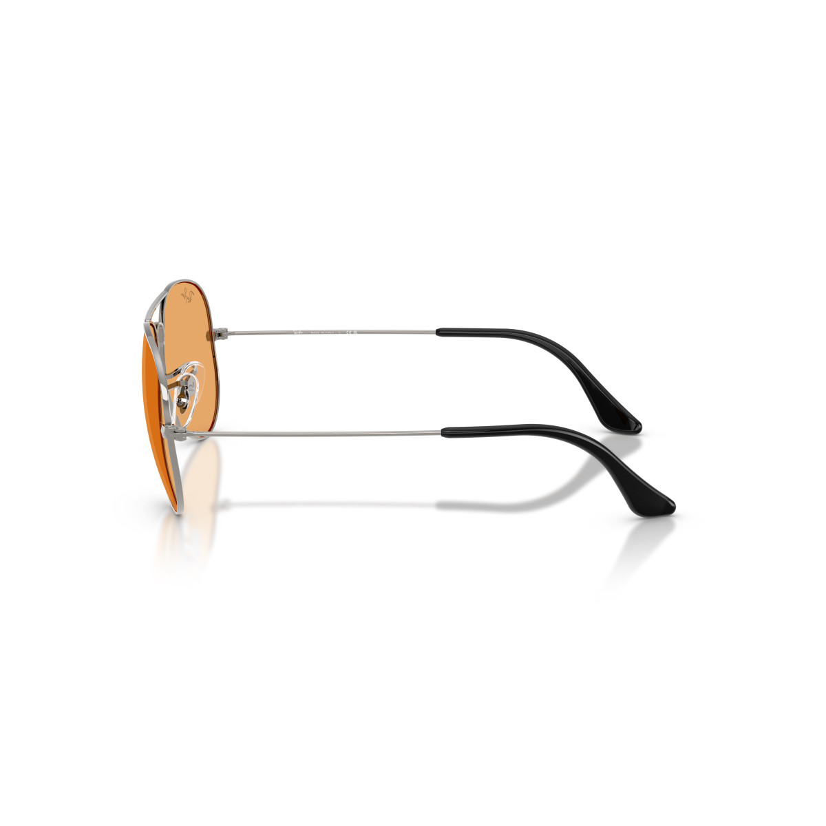 Ray-Ban Aviator Metal Large akiniai | Gunmetal - Orange
