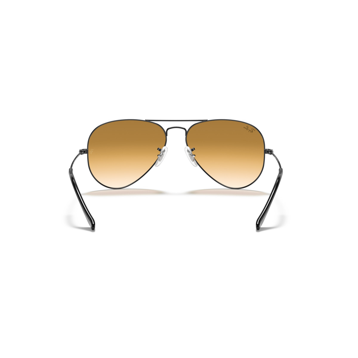Ray-Ban Aviator Metal Large Sunglasses | Gunmetal - Light Brown Gradient