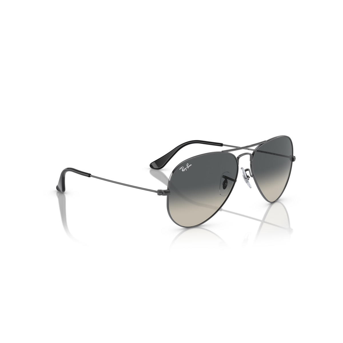 Ray-Ban Aviator Metal Large akiniai | Gunmetal - Grey