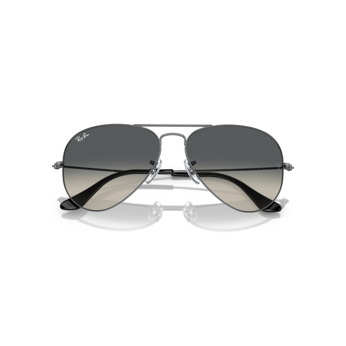 Ray-Ban Aviator Metal Large akiniai | Gunmetal - Grey