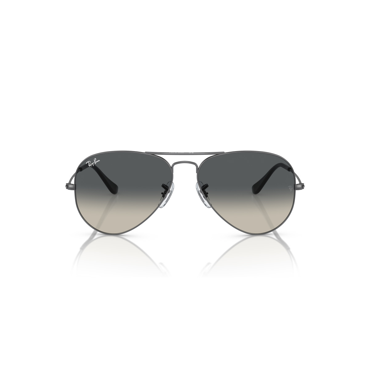 Ray-Ban Aviator Metal Large akiniai | Gunmetal - Grey