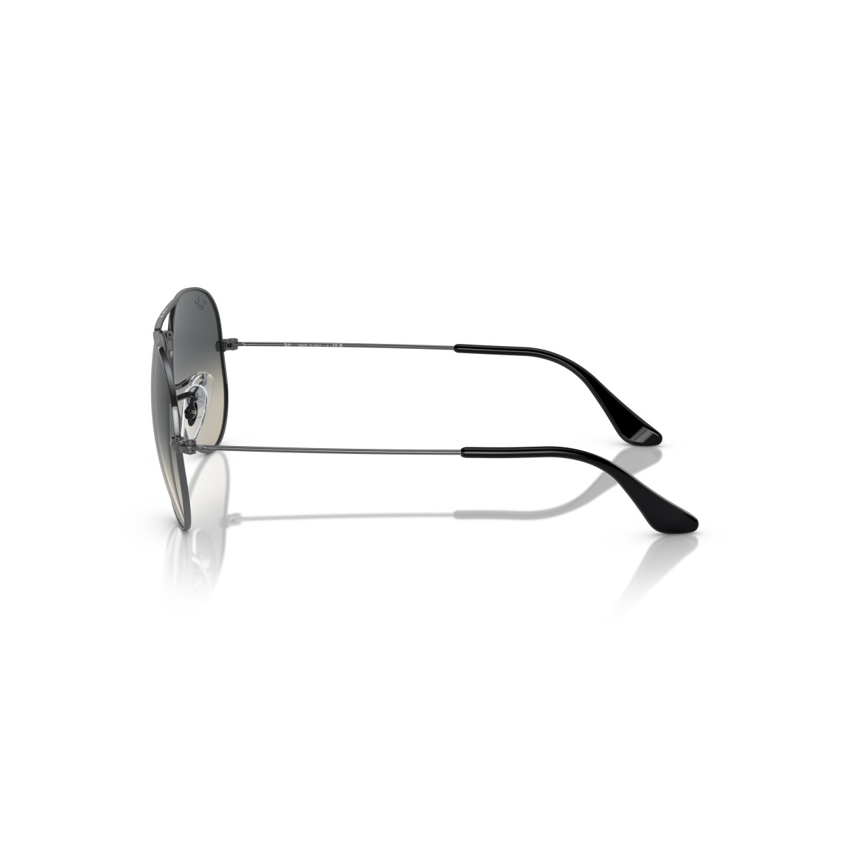 Ray-Ban Aviator Metal Large akiniai | Gunmetal - Grey