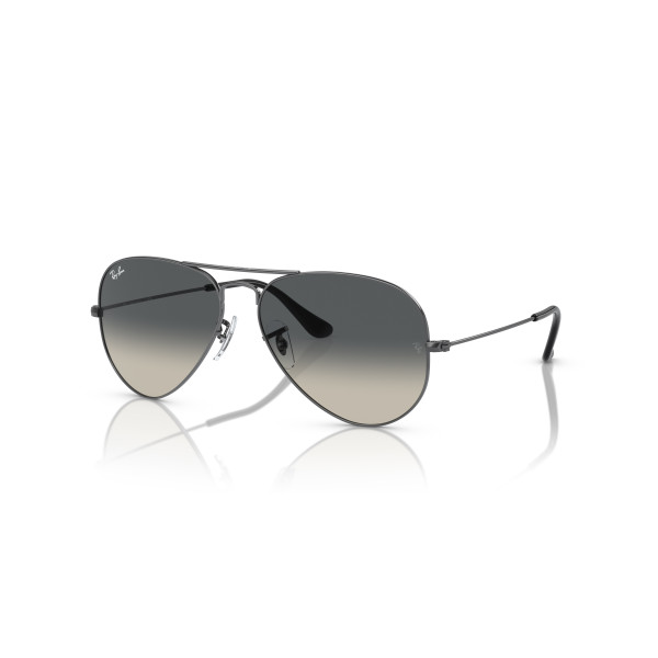 Ray-Ban Aviator Metal Large akiniai | Gunmetal - Grey Ray-Ban Aviator Metal Large akiniai | Gunmetal - Grey