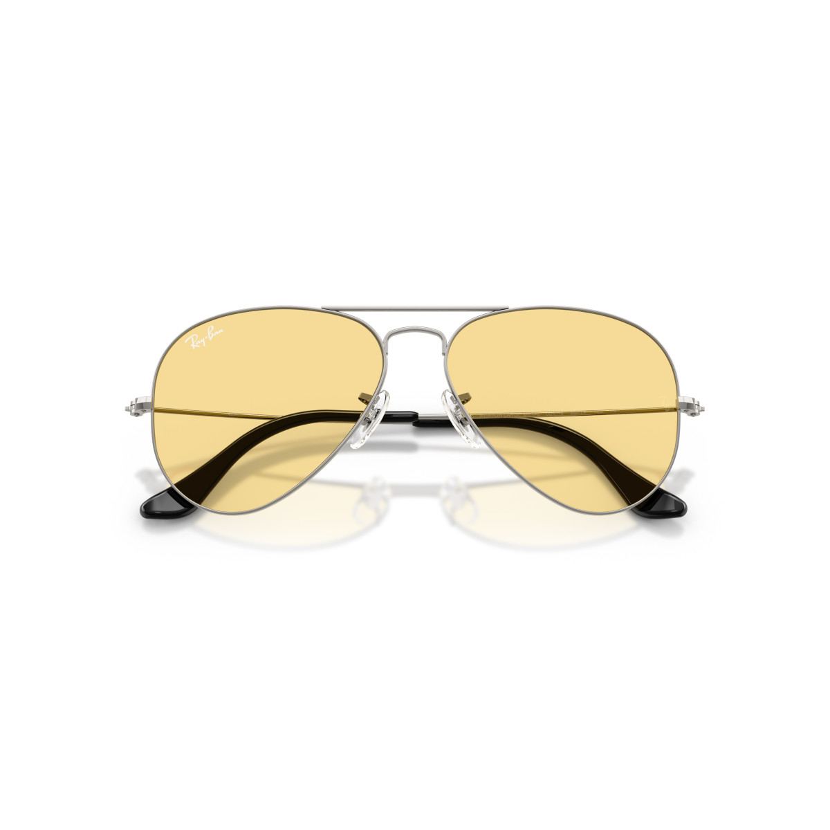 Ray-Ban Aviator Metal Large akiniai | Gunmetal - Yellow
