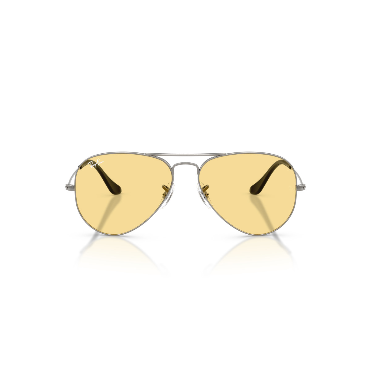 Ray-Ban Aviator Metal Large akiniai | Gunmetal - Yellow