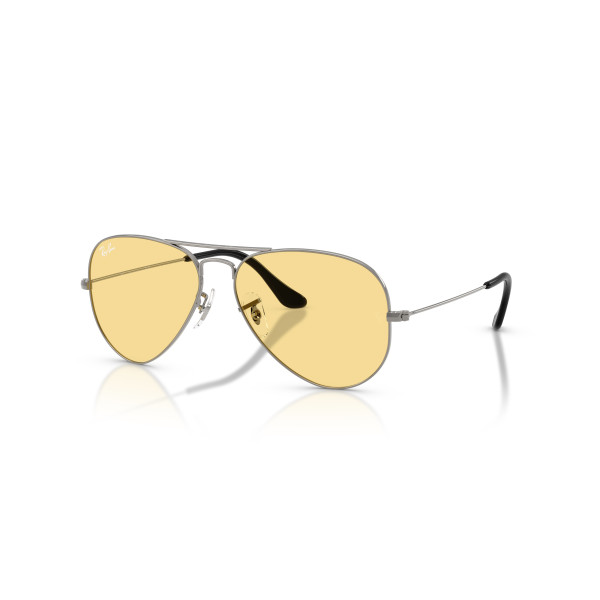Ray-Ban Aviator Metal Large akiniai | Gunmetal - Yellow
