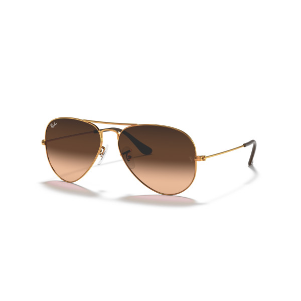 Ray-Ban Aviator Metal Large akiniai | Light Brown - Pink Brown Ray-Ban Aviator Metal Large akiniai | Light Brown - Pink Brown