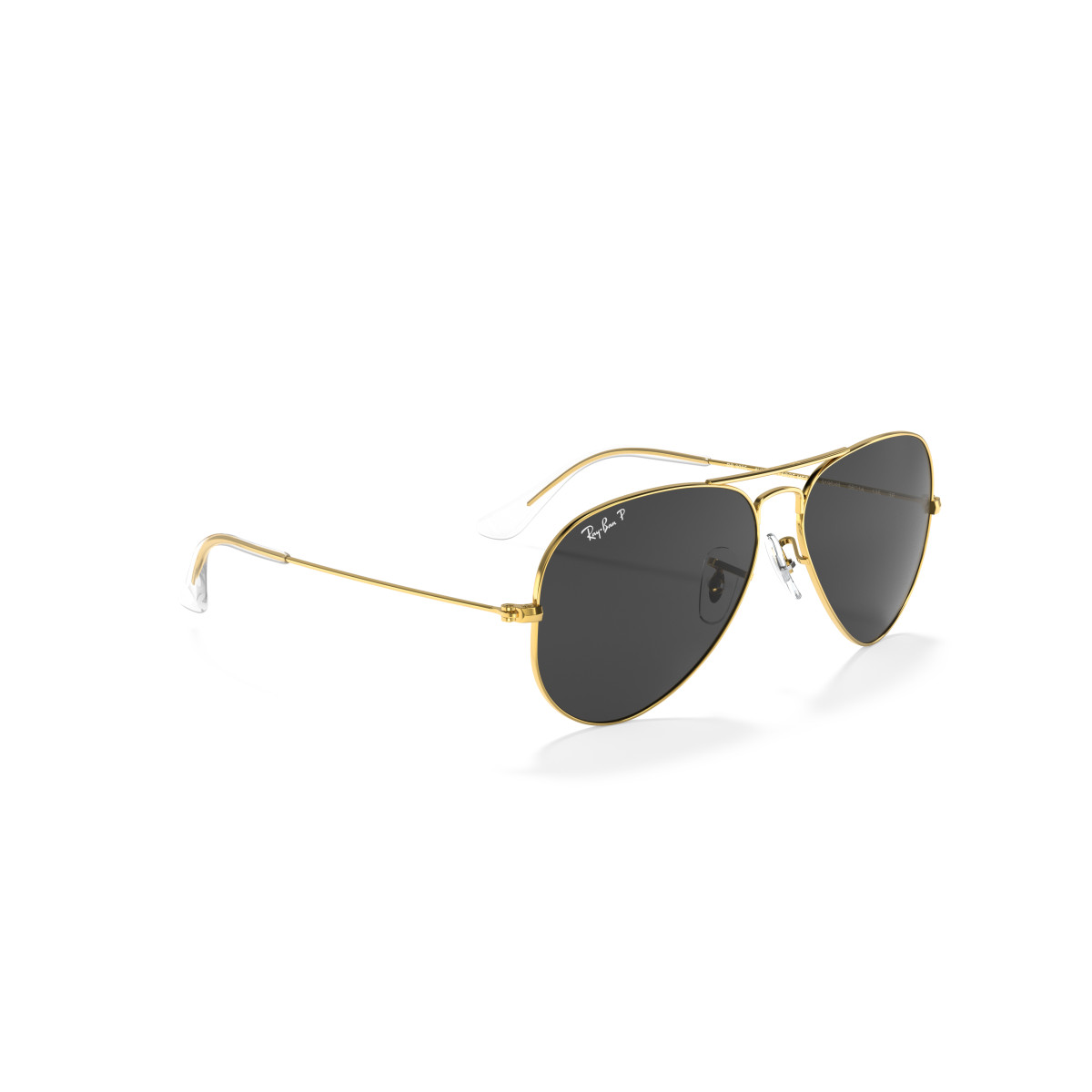 Ray-Ban Aviator Metal Large akiniai | Polarised | Gold - Black 