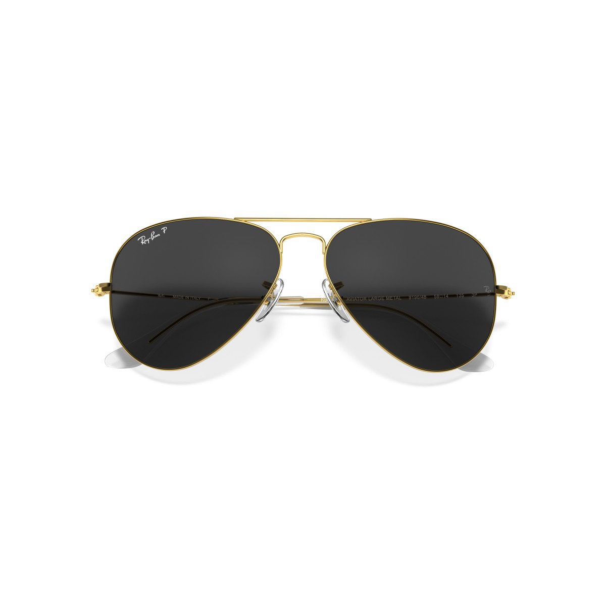 Ray-Ban Aviator Metal Large akiniai | Polarised | Gold - Black 