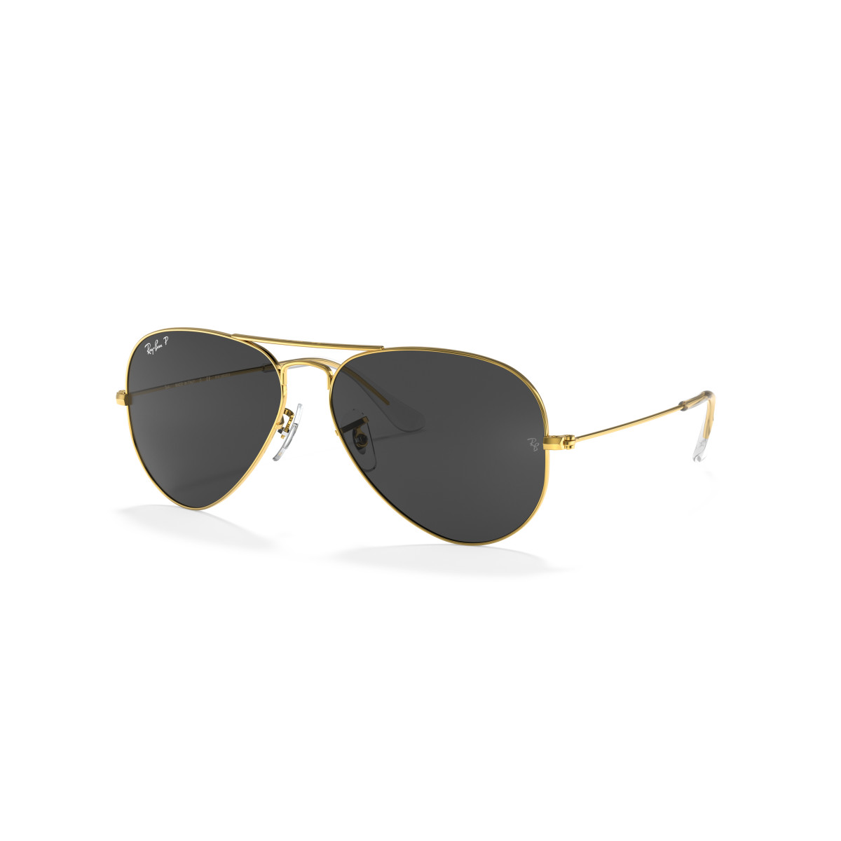 Ray-Ban Aviator Metal Large akiniai | Polarised | Gold - Black 