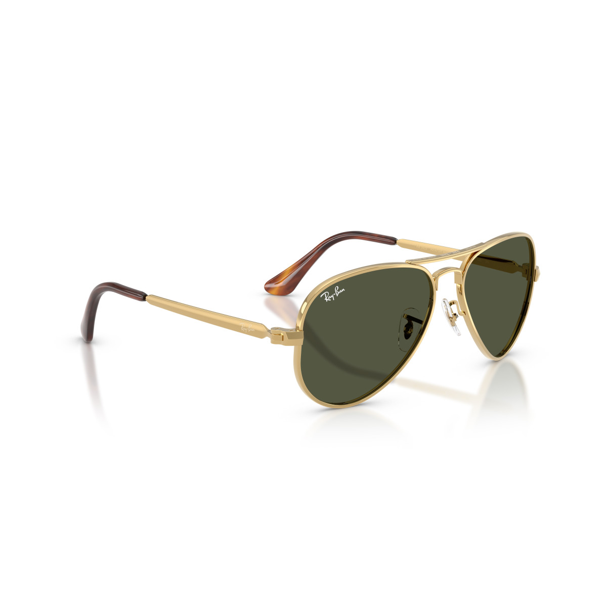 Ray-Ban Aviator Metal Max Sunglasses | Arista Gold - Green