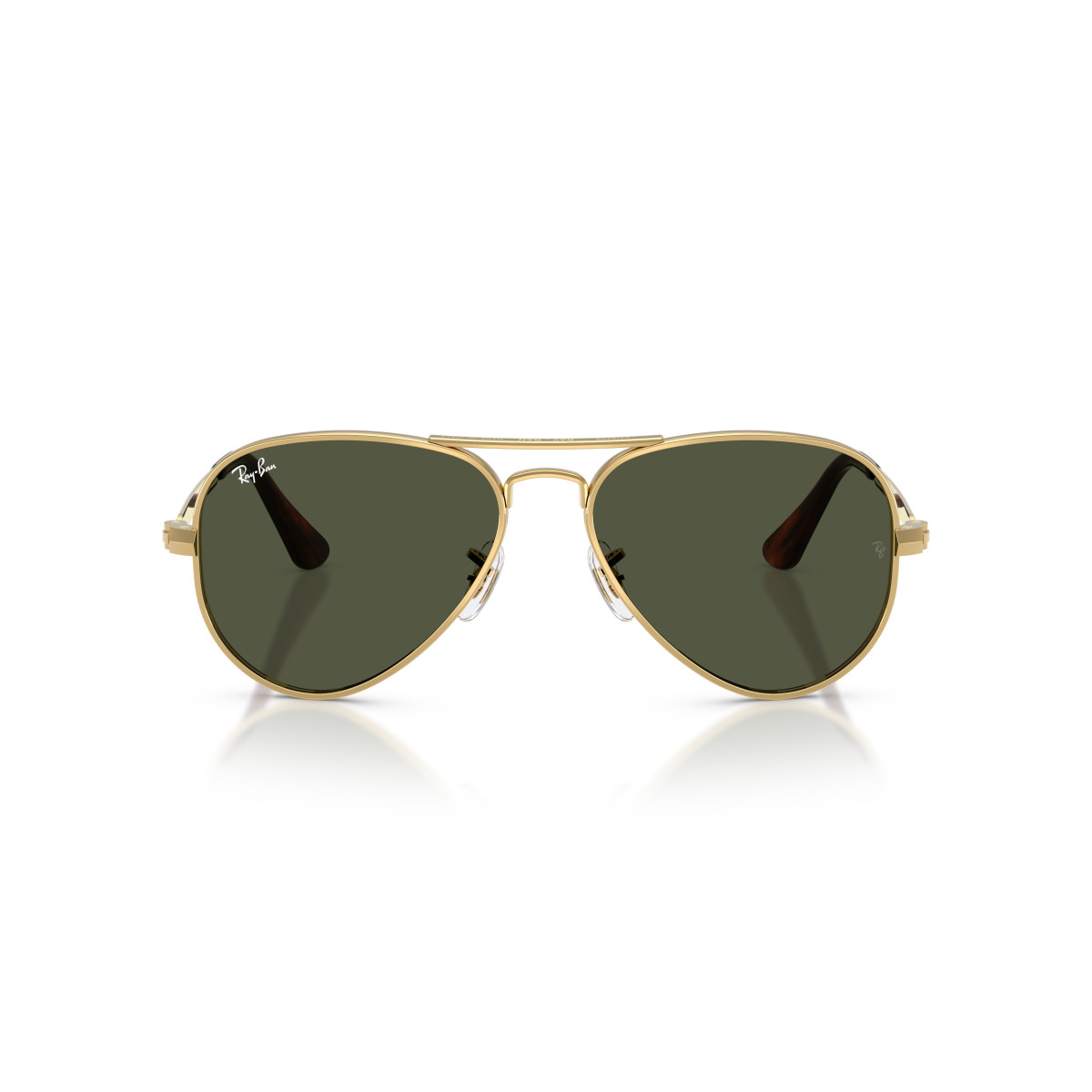 Ray-Ban Aviator Metal Max Sunglasses | Arista Gold - Green