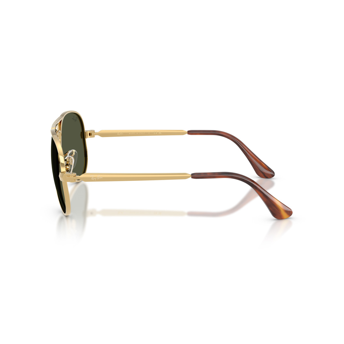Ray-Ban Aviator Metal Max Sunglasses | Arista Gold - Green