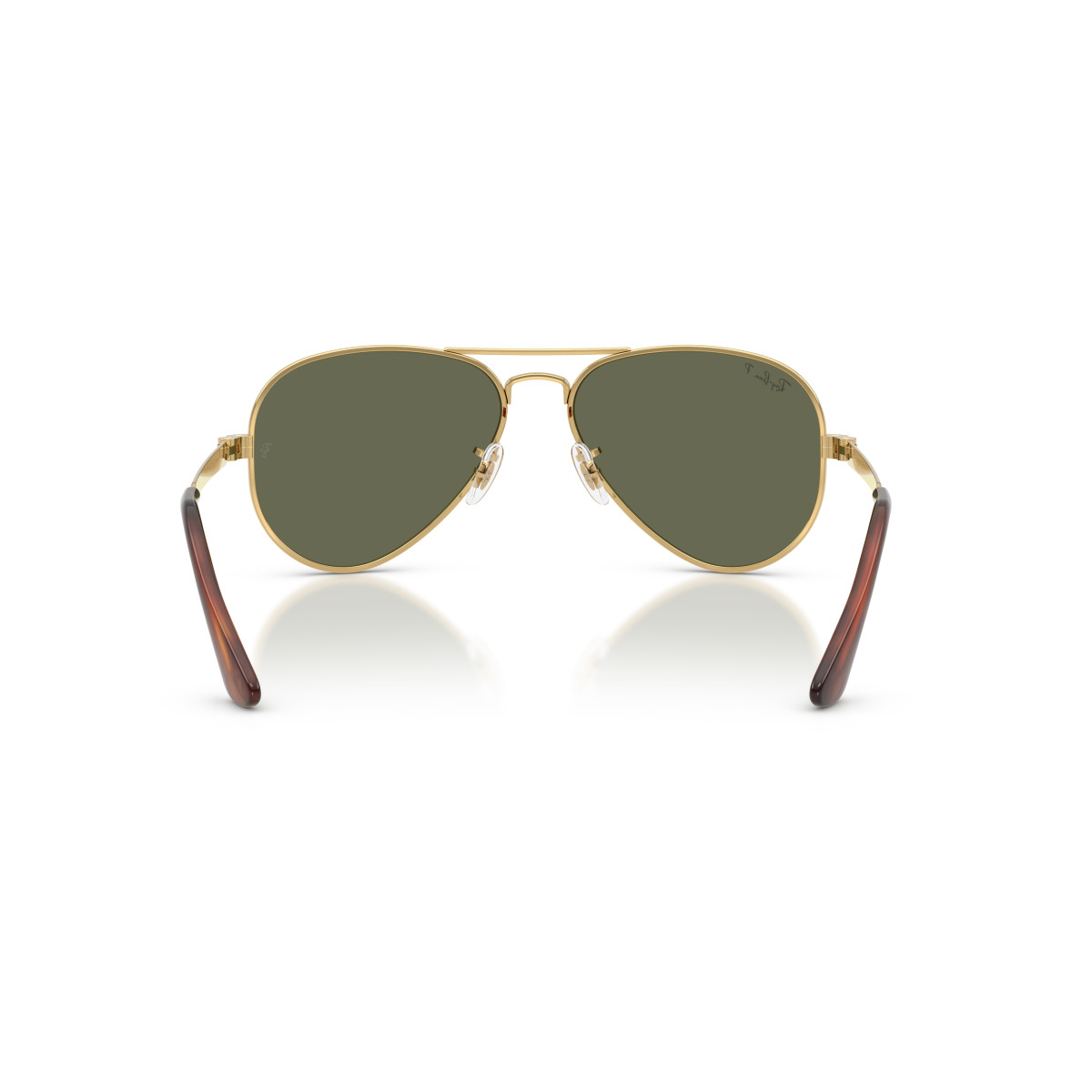 Ray-Ban Aviator Metal Max Sunglasses | Polarized | Arista Gold - Green