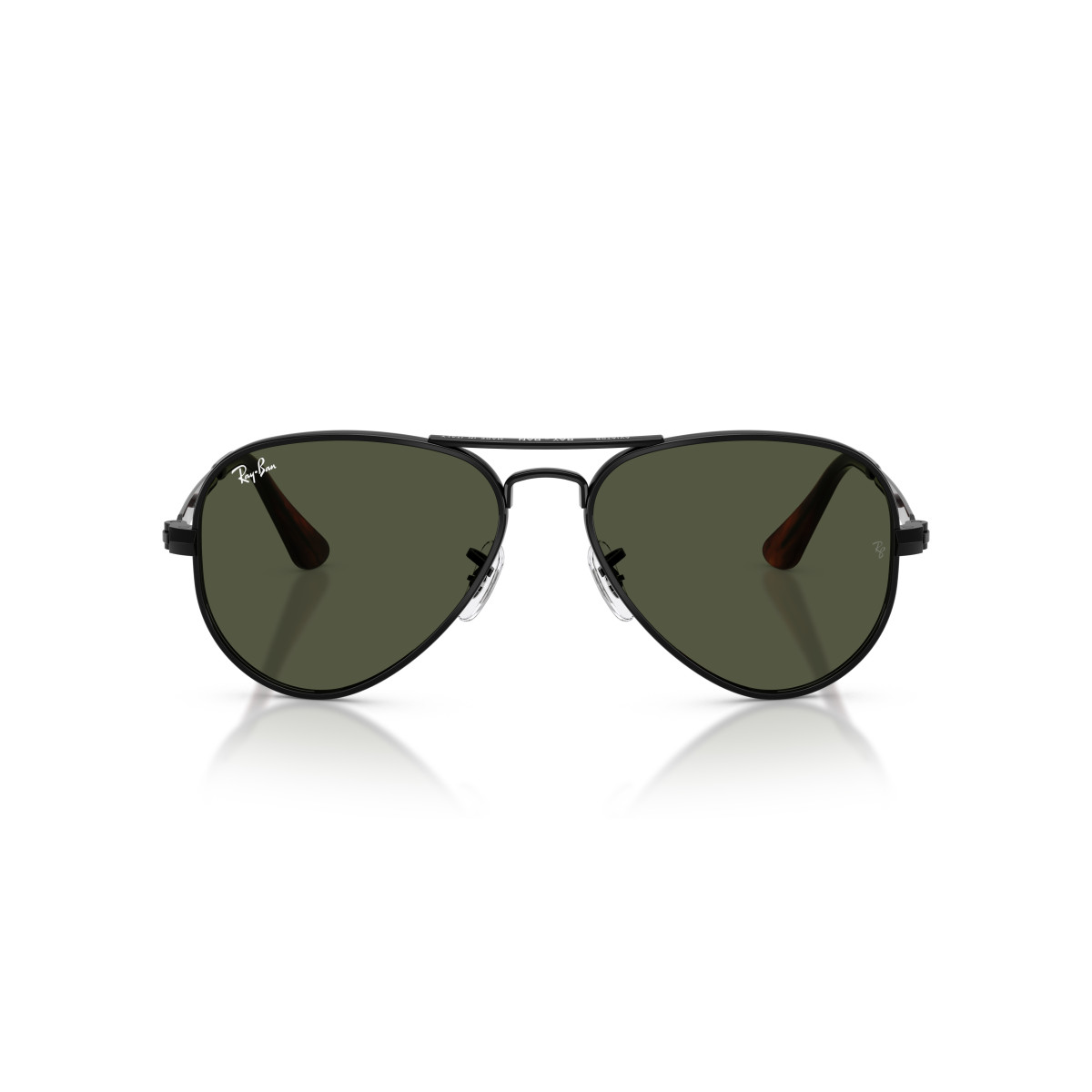 Ray-Ban Aviator Metal Max Sunglasses | Black - Green