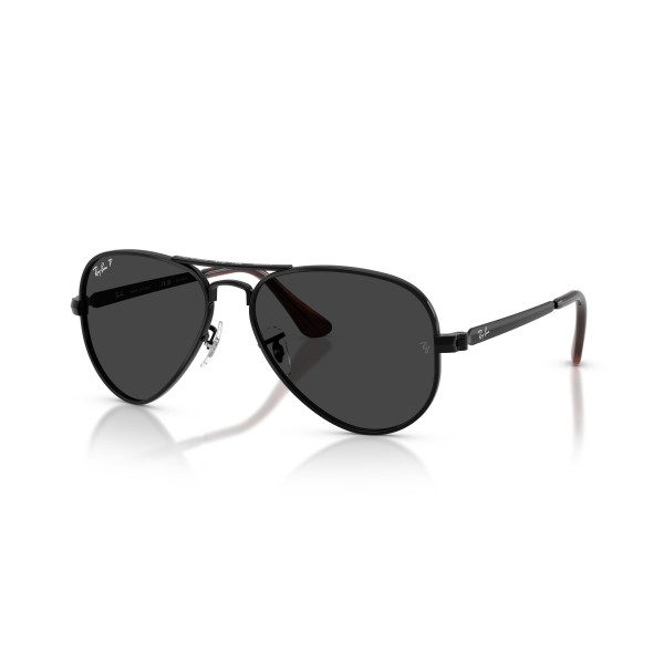 Ray-Ban Aviator Metal Max Sunglasses | Polarised | Black - Black