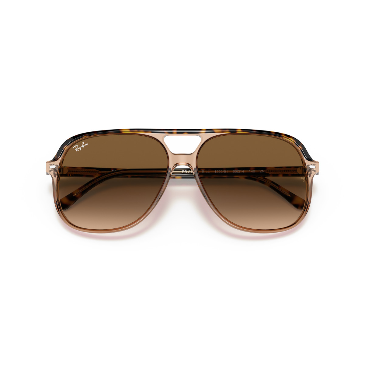 Ray-Ban Bill akiniai | Havana On Transparent Brown - Light Brown Gradient