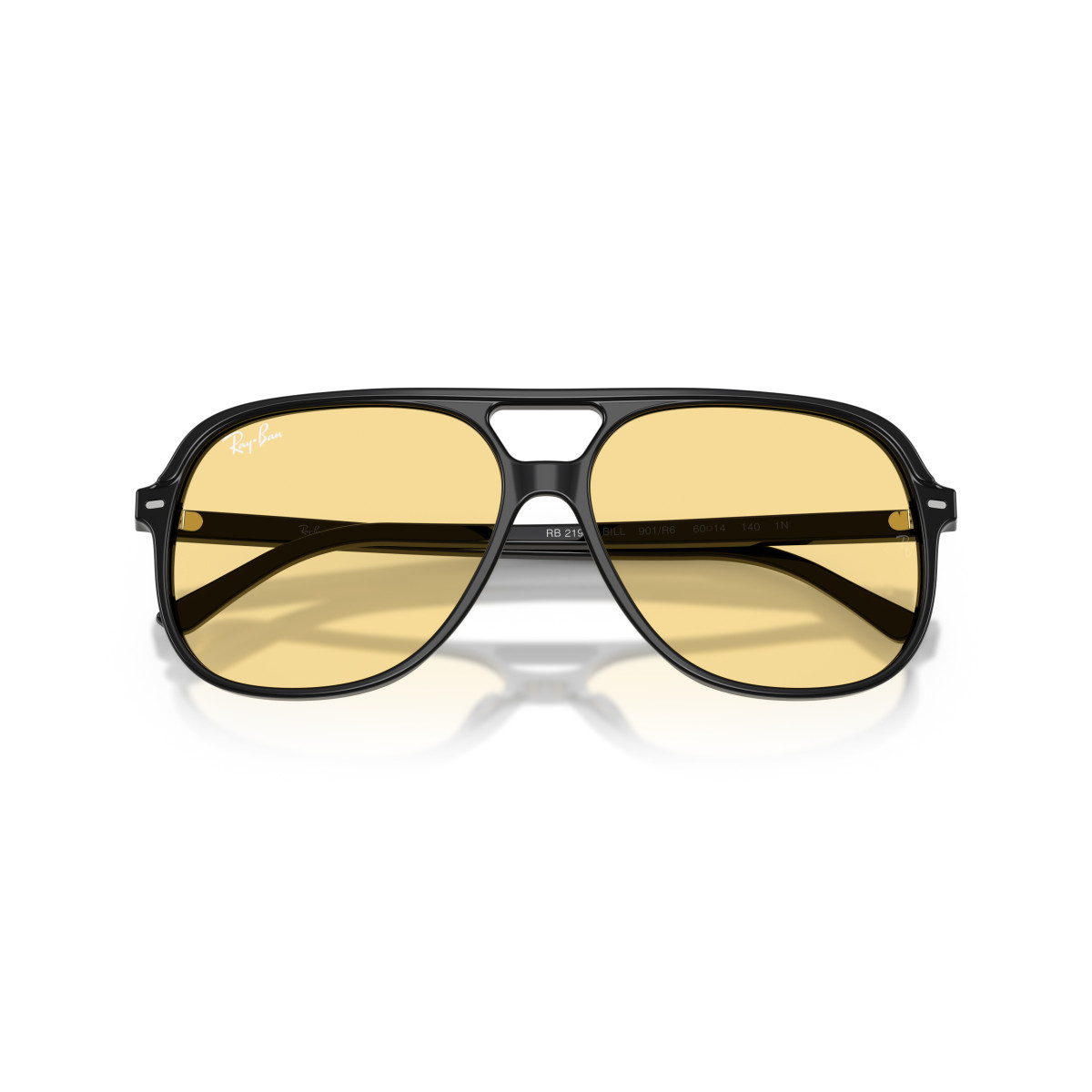 Ray-Ban Bill akiniai | Black - Yellow