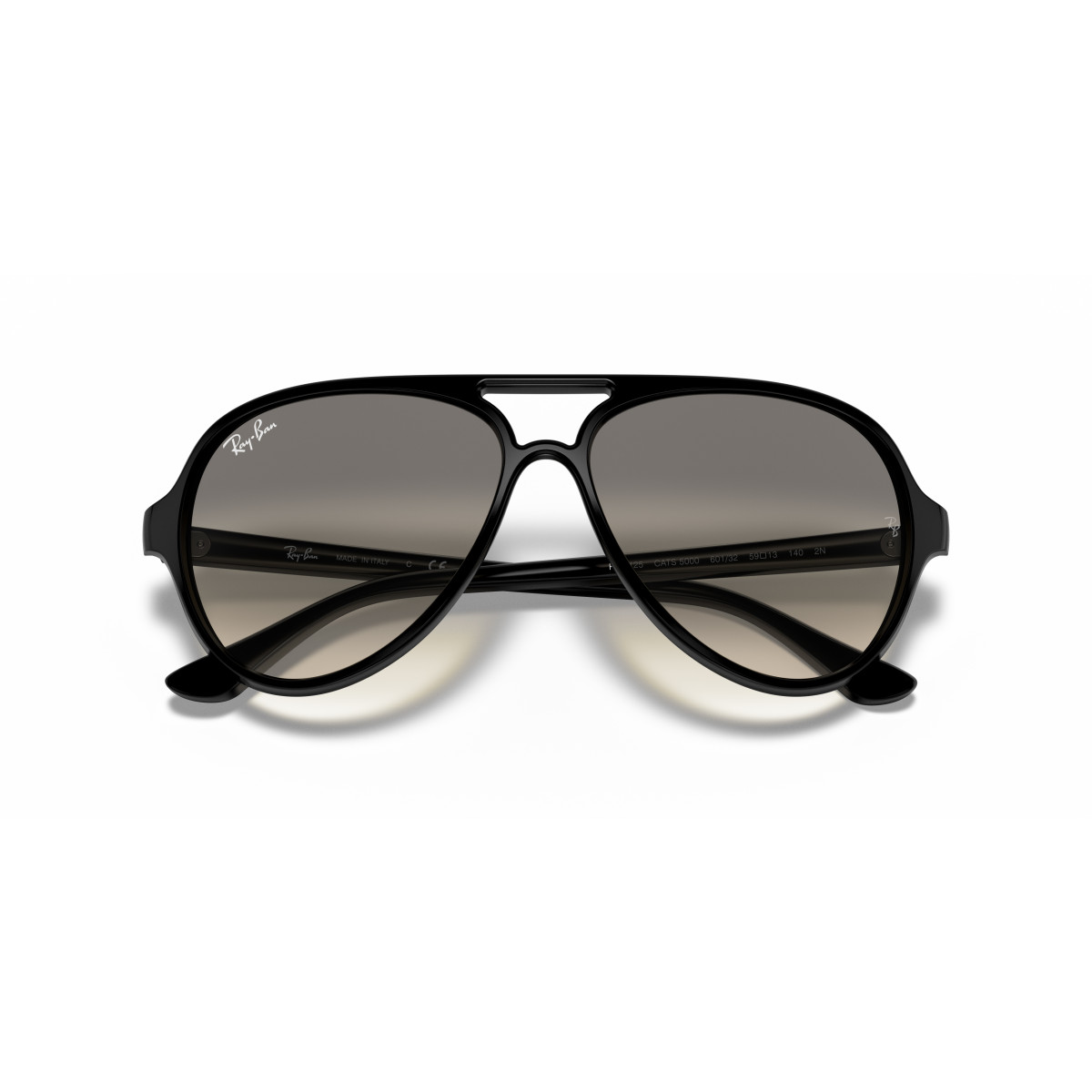 Ray-Ban Cats 5000 Classic akiniai | Black - Light Grey Gradient