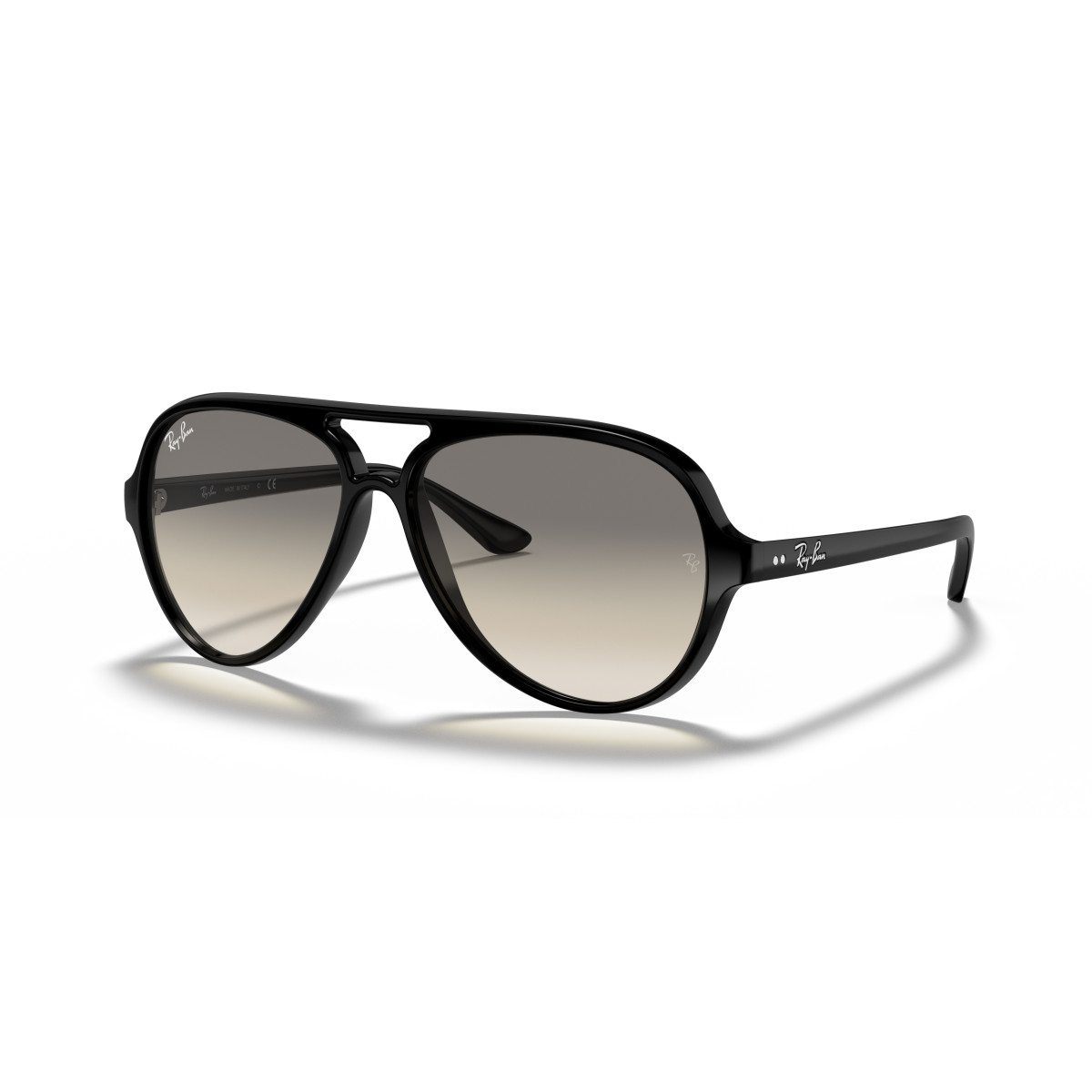 Ray-Ban Cats 5000 Classic akiniai | Black - Light Grey Gradient