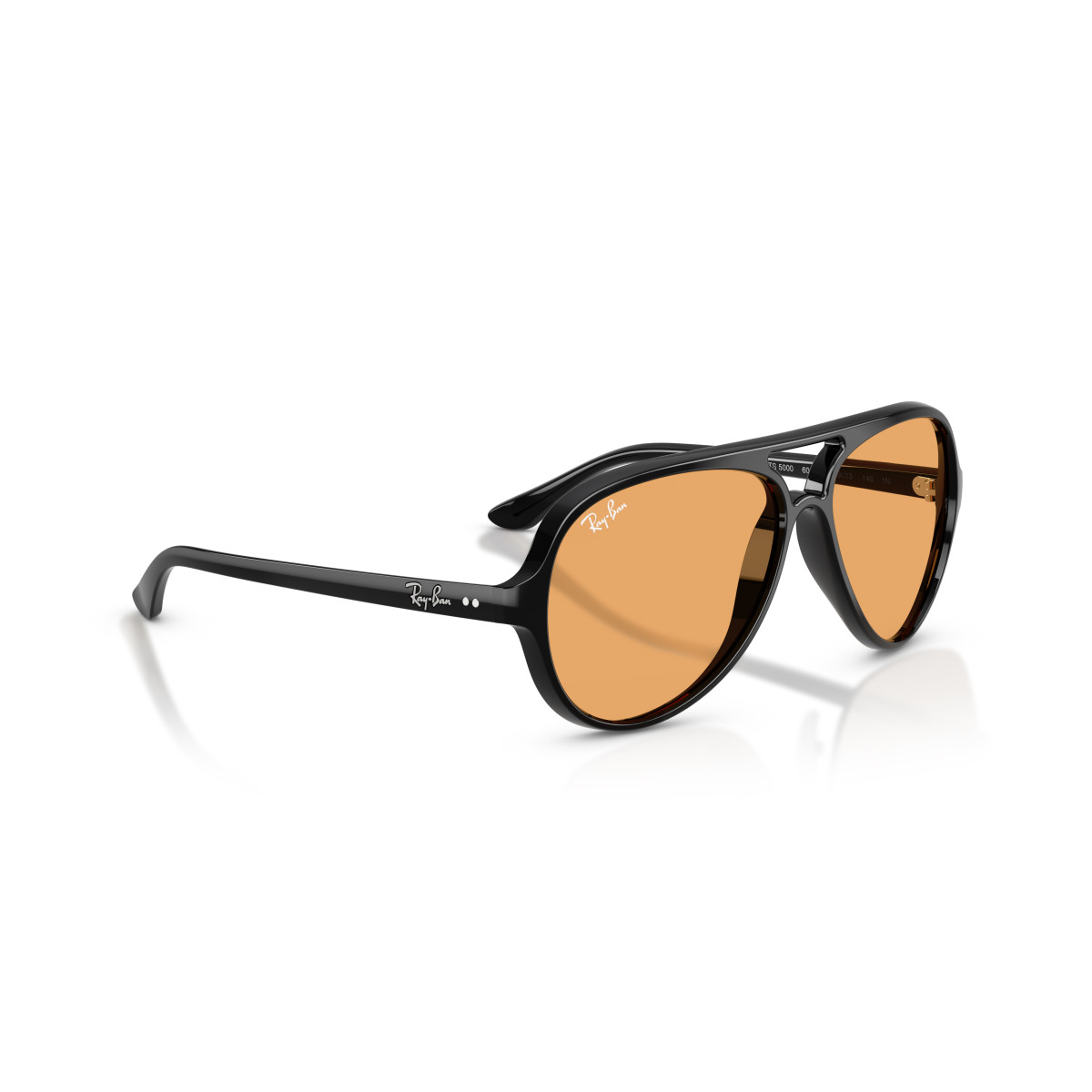 Ray-Ban Cats 5000 Classic akiniai | Black - Orange