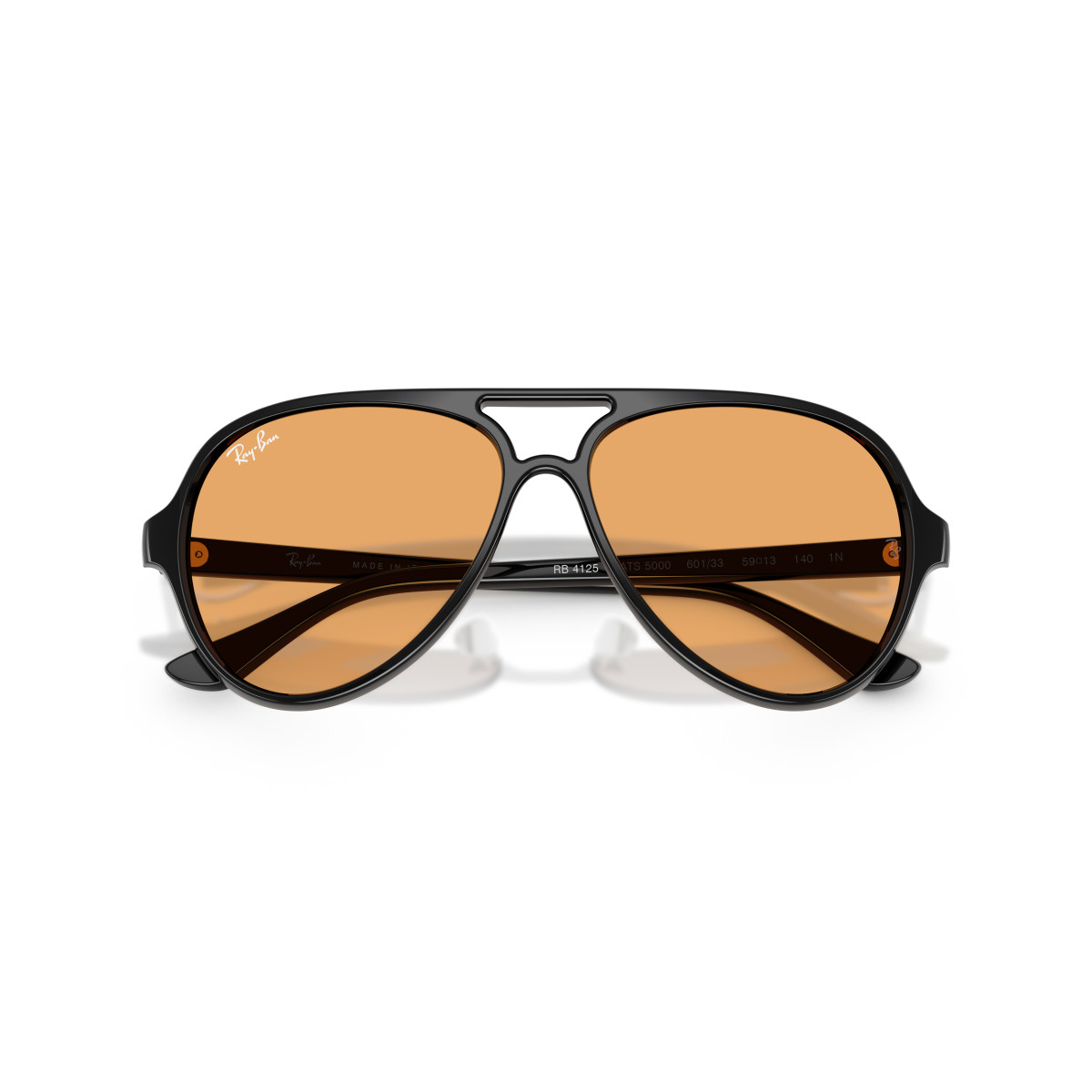Ray-Ban Cats 5000 Classic akiniai | Black - Orange