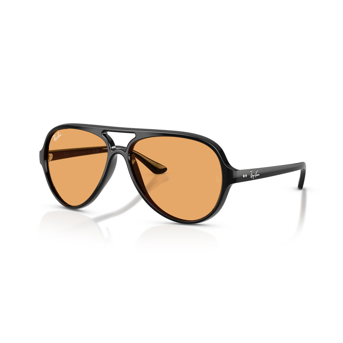 Ray-Ban Cats 5000 Classic akiniai | Black - Orange