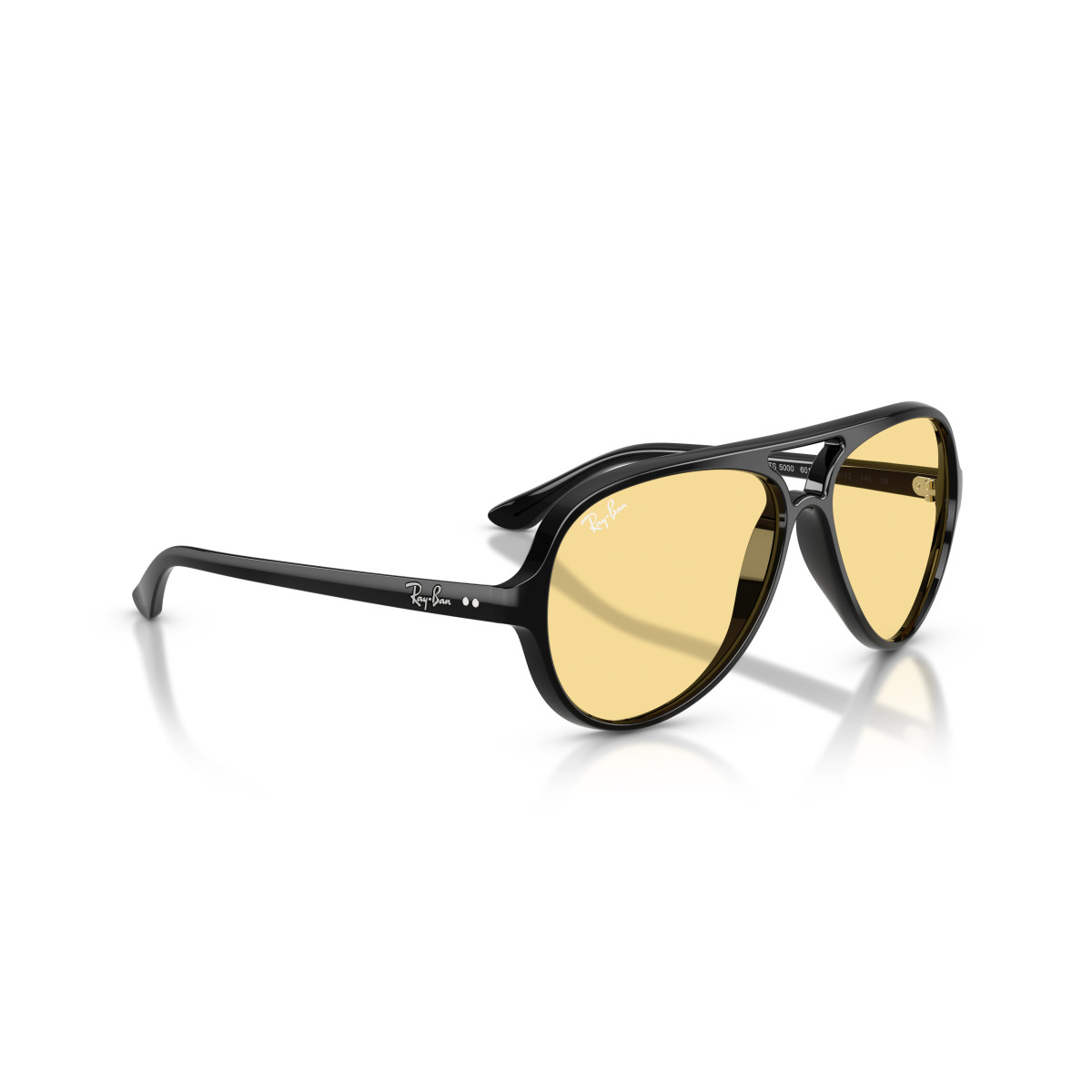 Ray-Ban Cats 5000 Classic akiniai | Black - Yellow