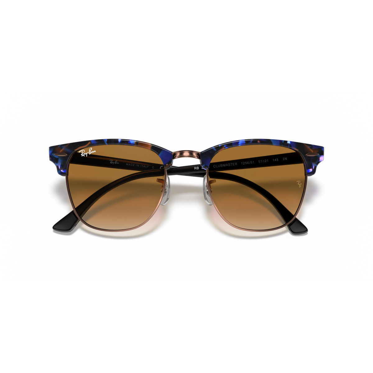 Ray-Ban Clubmaster Classic akiniai | Brown Blue - Light Brown Gradient