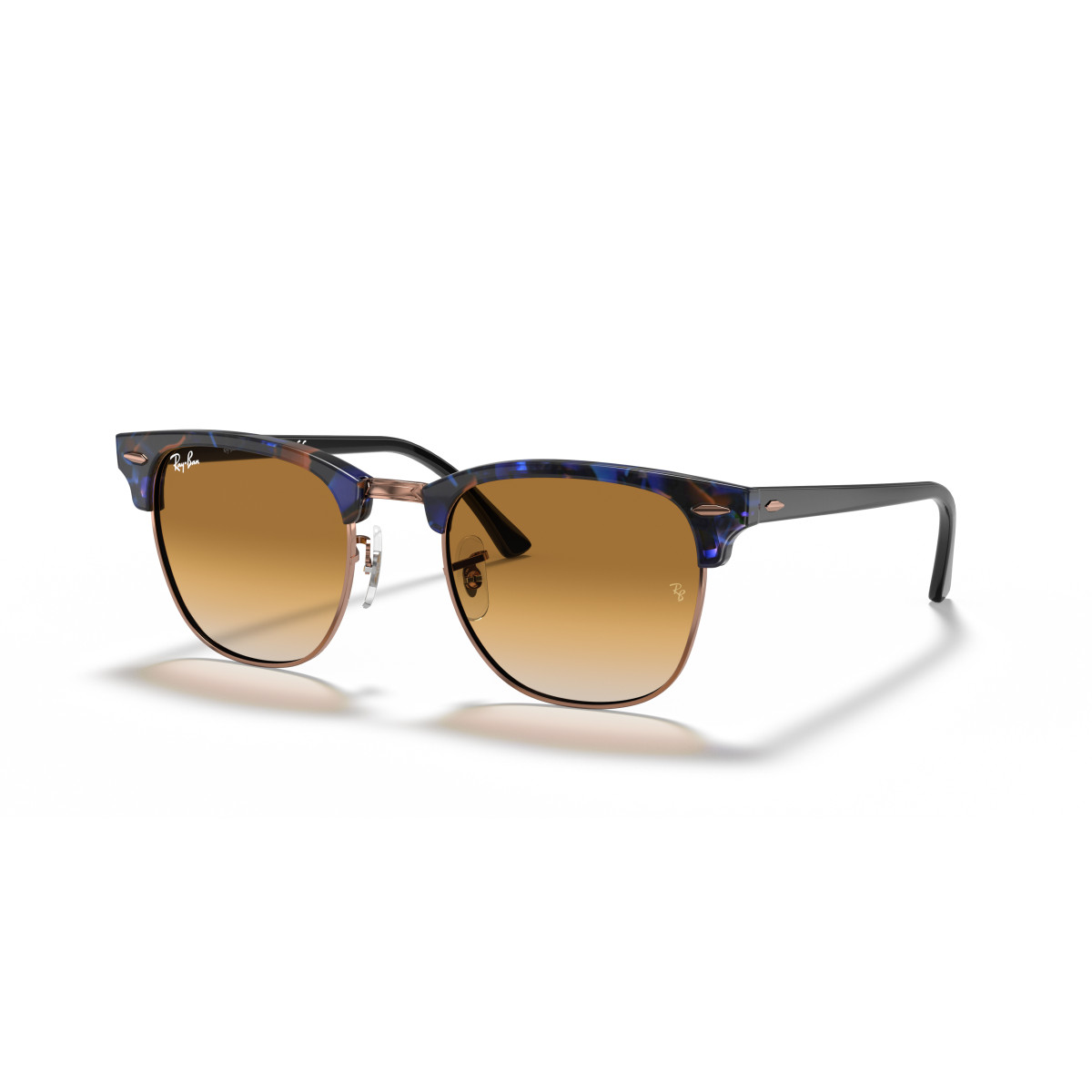 Ray-Ban Clubmaster Classic akiniai | Brown Blue - Light Brown Gradient