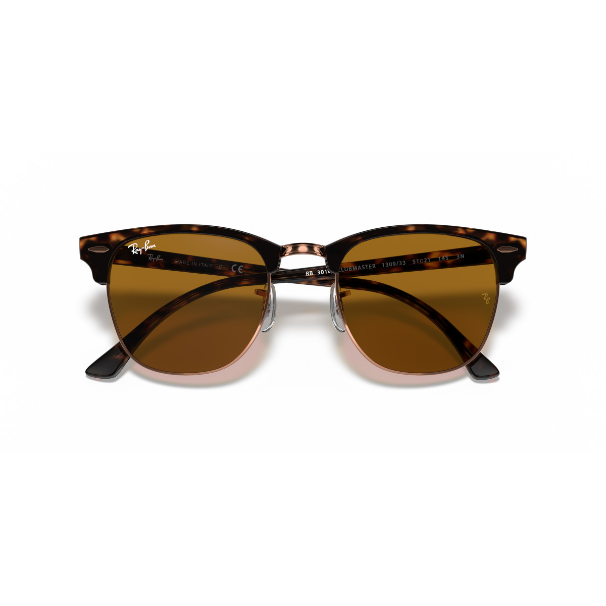 Ray-Ban Clubmaster Classic akiniai | Brown Blue - B-15 Brown