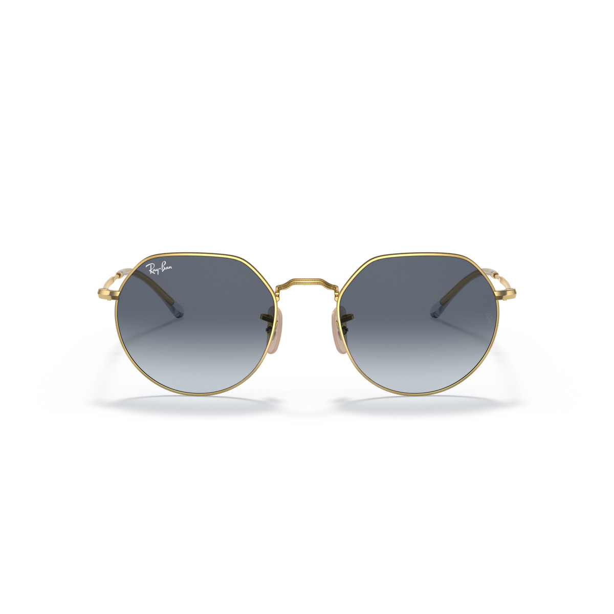 Ray-Ban Jack akiniai | Polished Arista Gold - Blue Grey