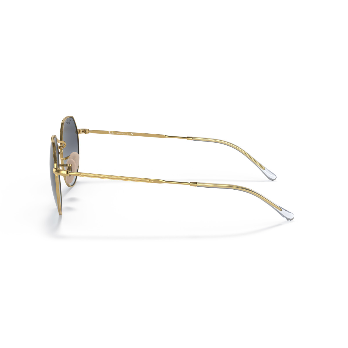 Ray-Ban Jack akiniai | Polished Arista Gold - Blue Grey