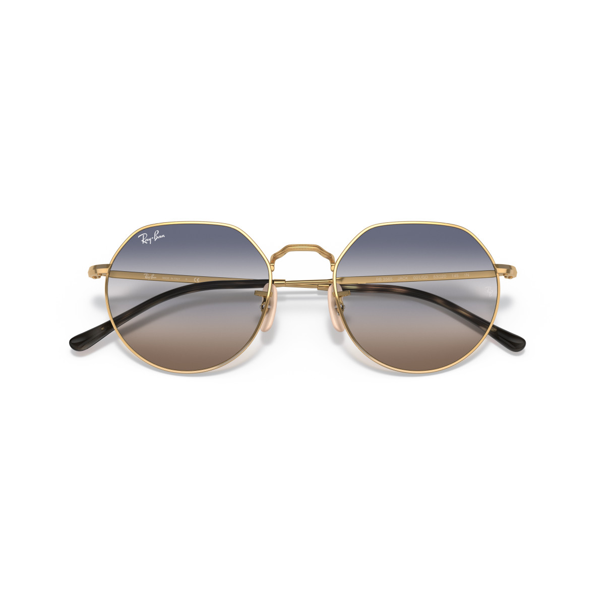 Ray-Ban Jack akiniai | Arista Gold - Clear Blue