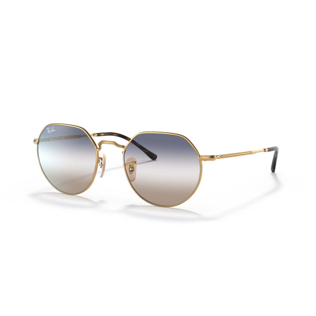 Ray-Ban Jack akiniai | Arista Gold - Clear Blue