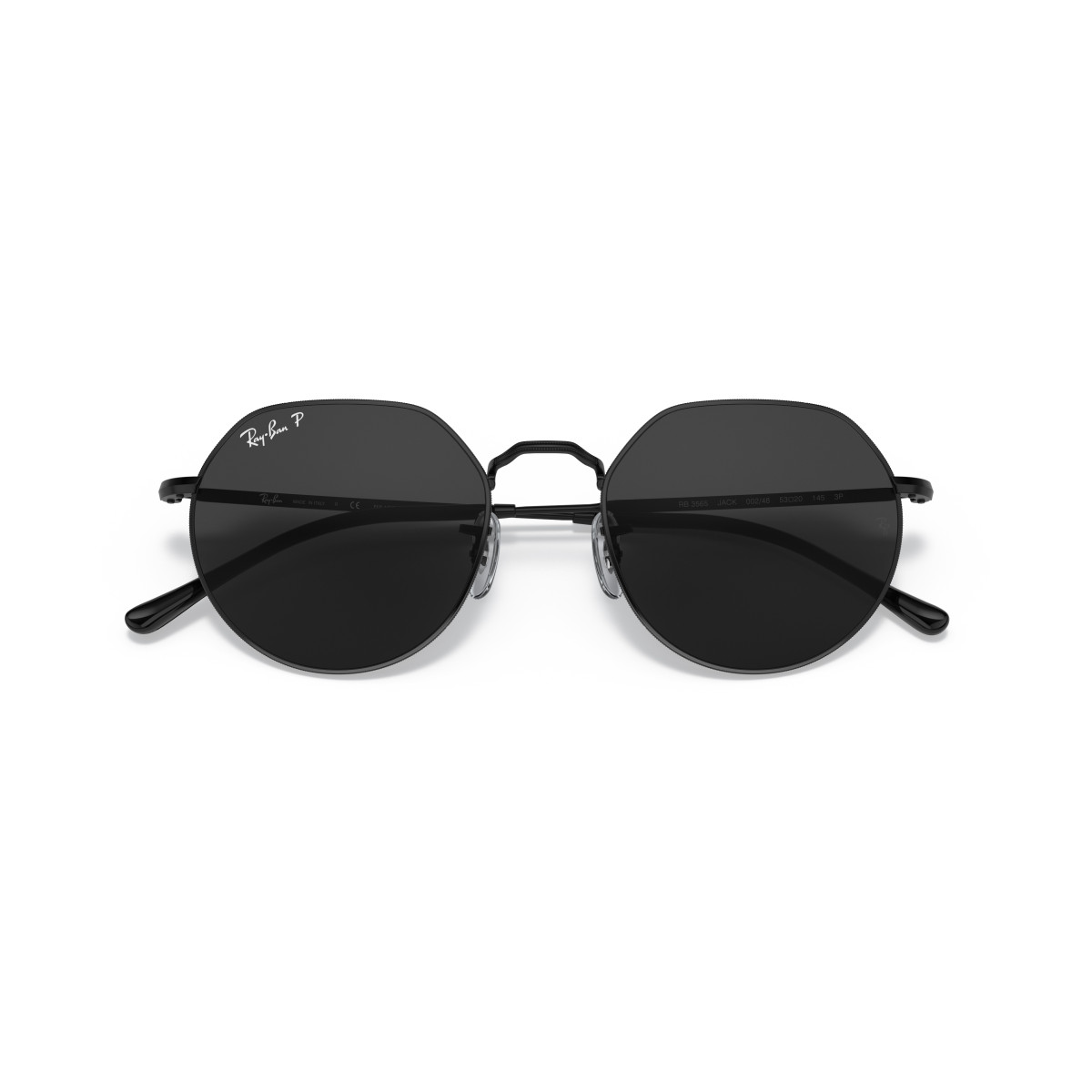 Ray-Ban Jack akiniai | Polarised | Black - Black