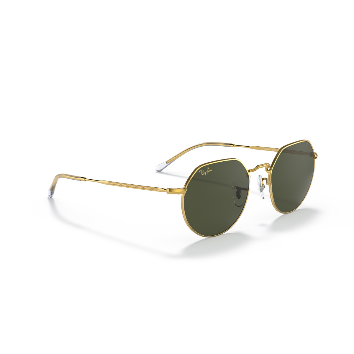 Ray-Ban Jack akiniai | Gold - Green