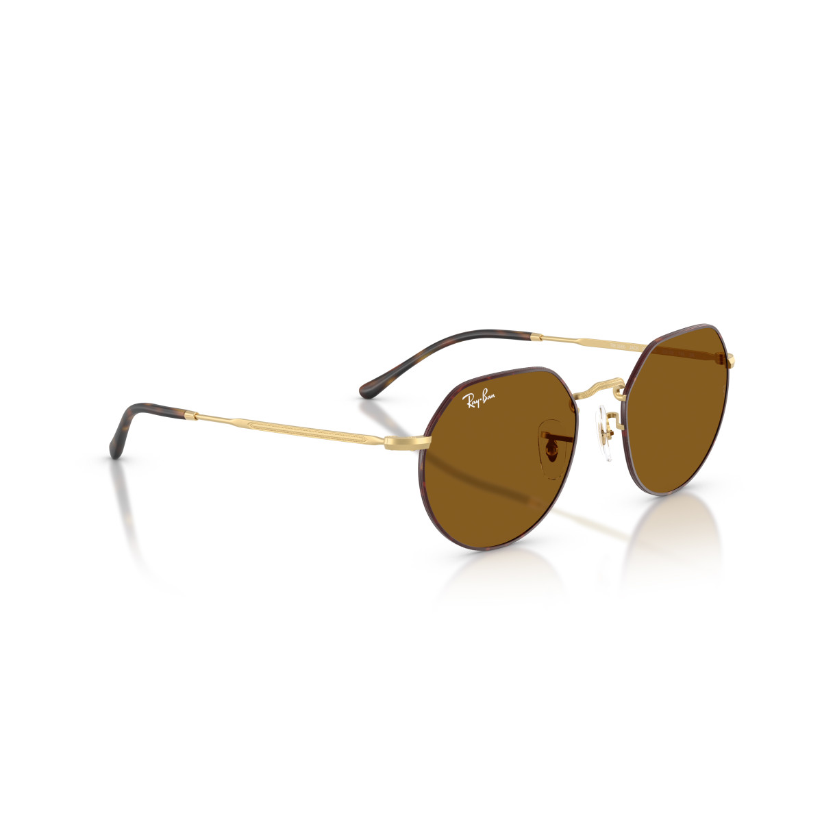 Ray-Ban Jack akiniai | Matt Havana On Matt Arista Gold - Brown