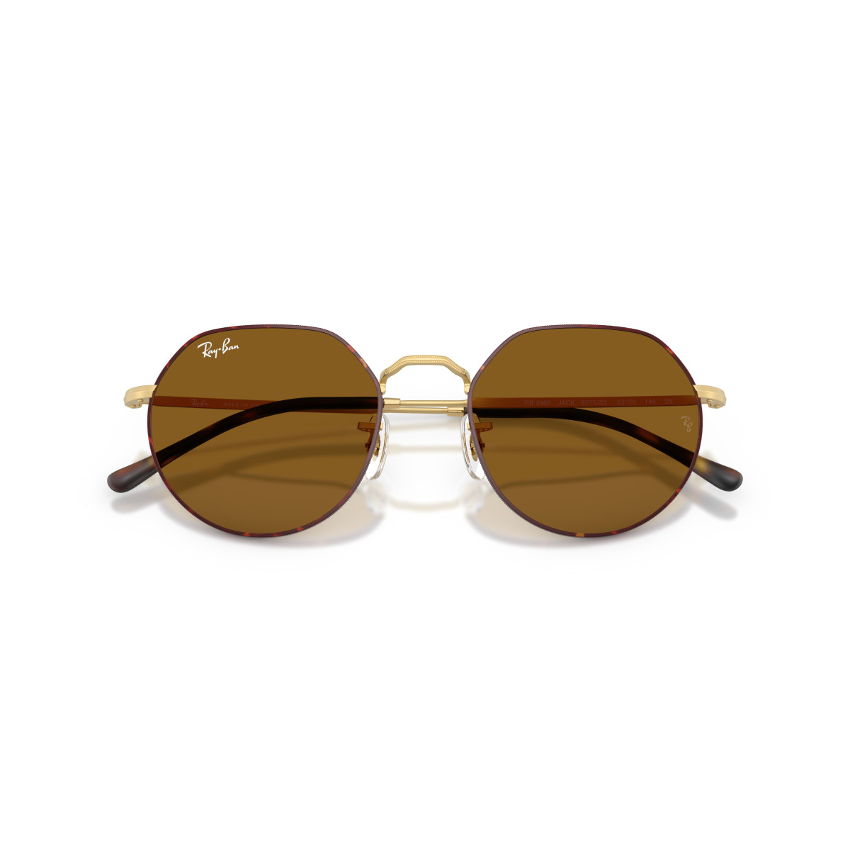 Ray-Ban Jack akiniai | Matt Havana On Matt Arista Gold - Brown
