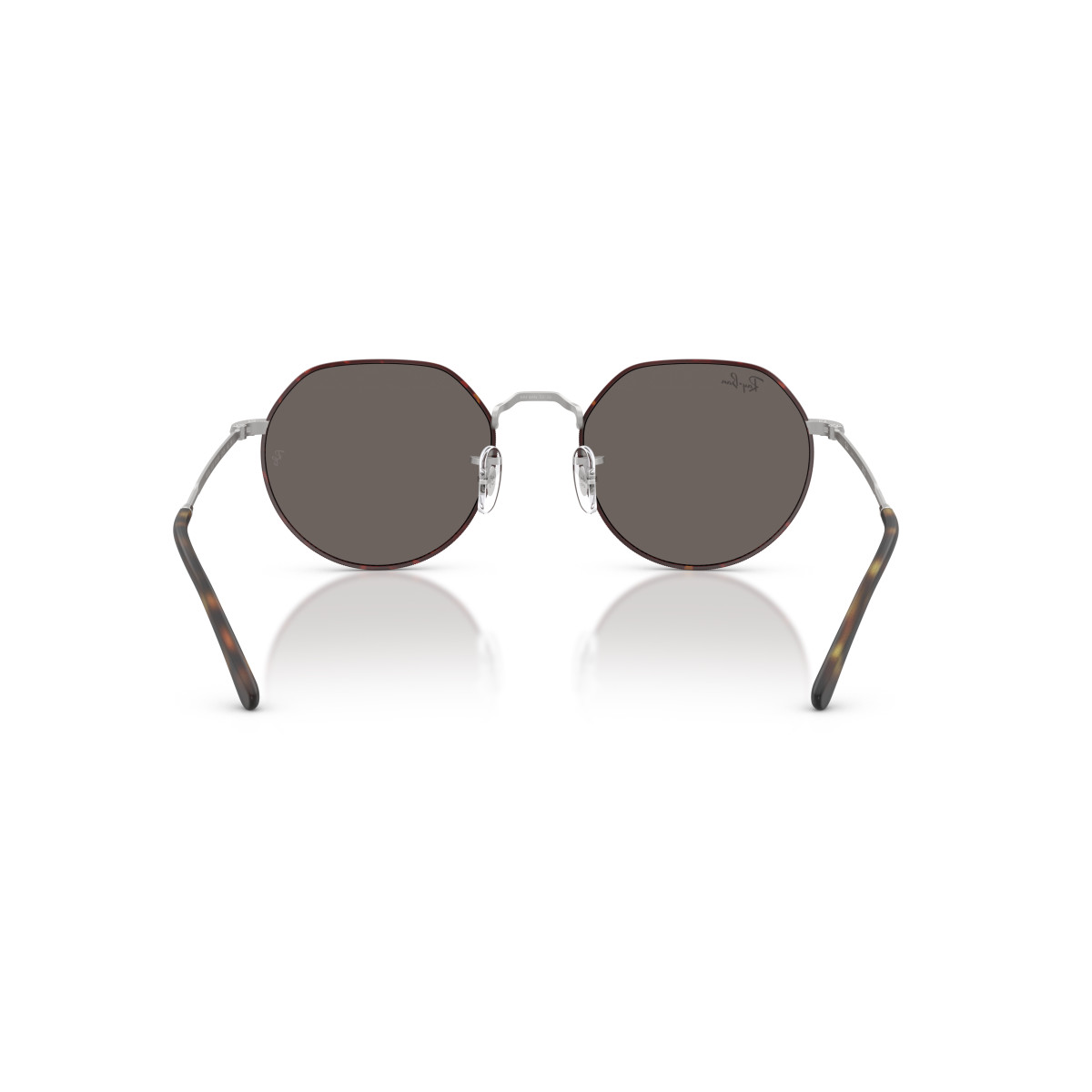 Ray-Ban Jack akiniai | Matt Havana On Matt Silver - Dark Grey