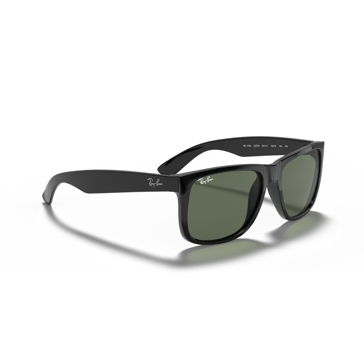 Ray-Ban Justin Classic Sunglasses | Black - Dark Green
